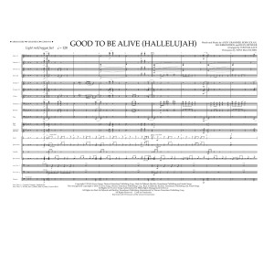 Good to Be Alive (Hallelujah) - Full Score